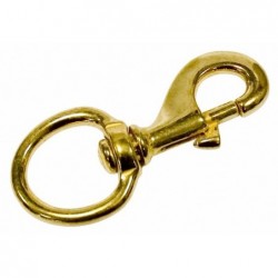 Solid brass swivel...