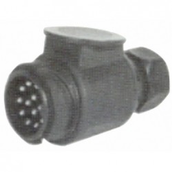 Trailer socket male plastic...