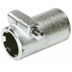 FLUTED SOCKET 13/8 Z6 L: 80 WITH PLUNGER"